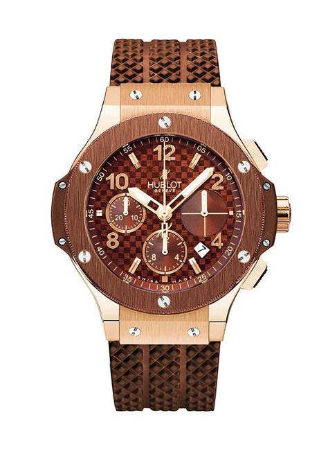 hublot big bang rose gold brown strap